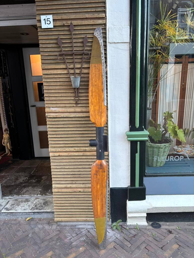 Antieke houten vliegtuig propeller, Ophalen of Verzenden