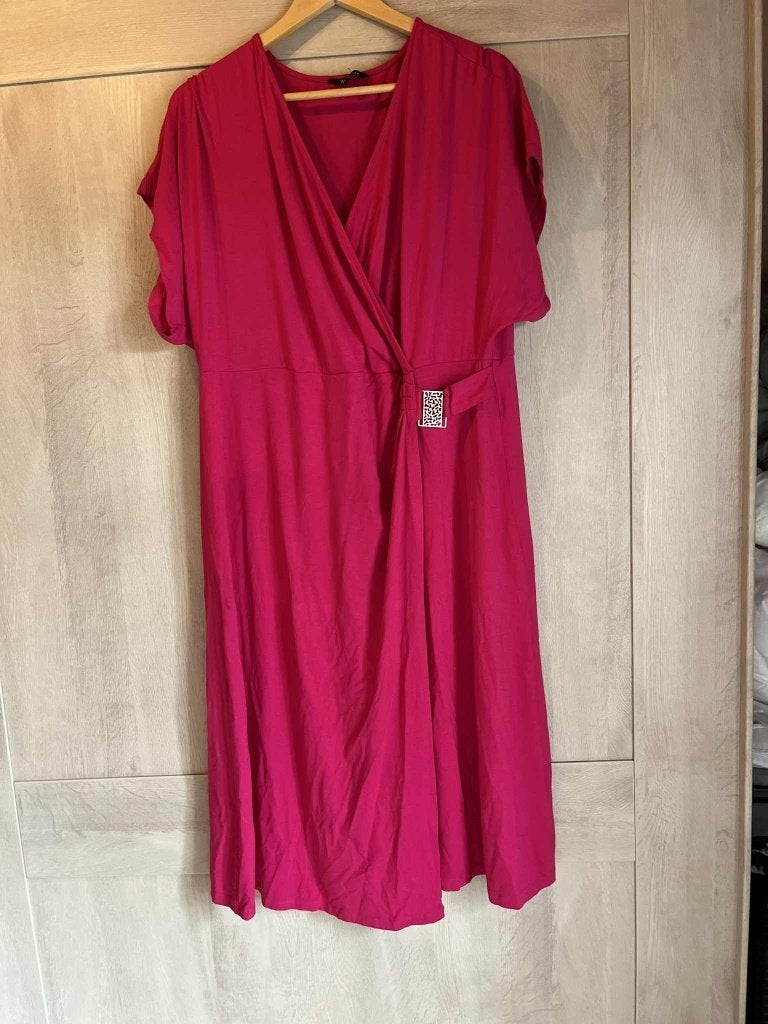 lang kleed roze ms mode xl, Jurk, Ophalen of Verzenden, Zo goed als nieuw, MS Mode