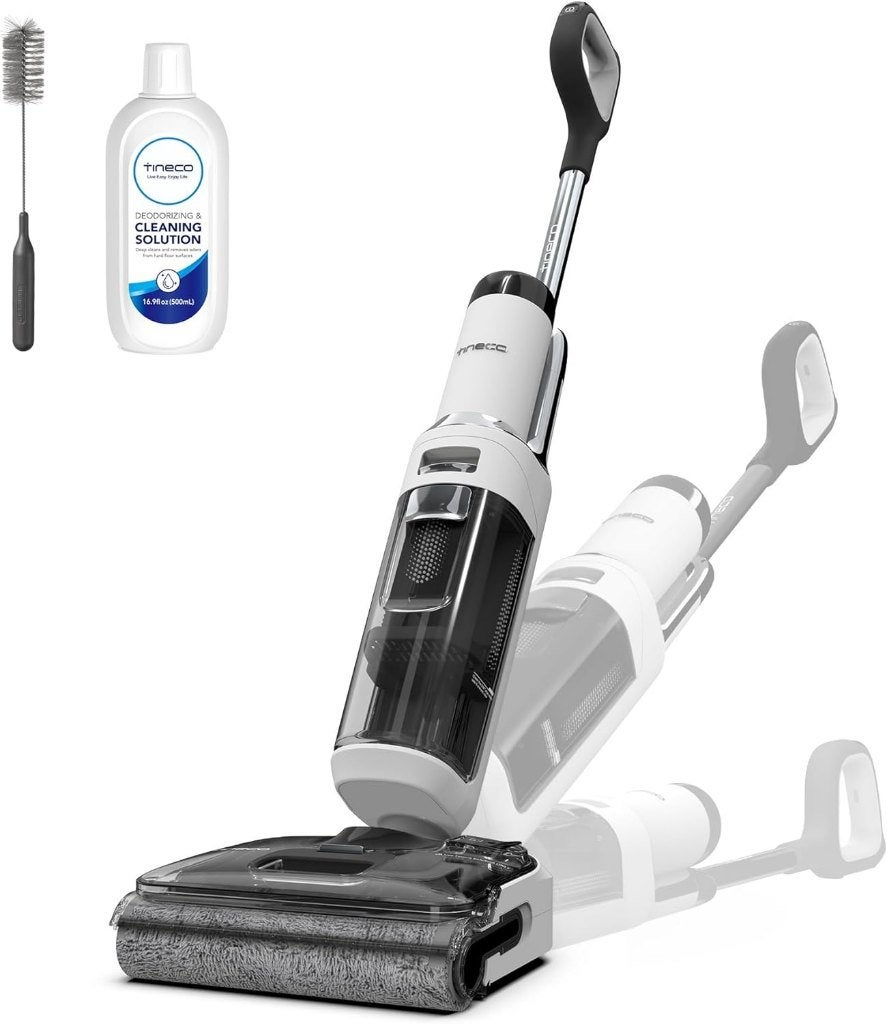 Tineco Floor ONE STRETCH S6 stofzuiger en wasmachine., Combi-reiniger, Overige merken, Inclusief accessoires, Nieuw