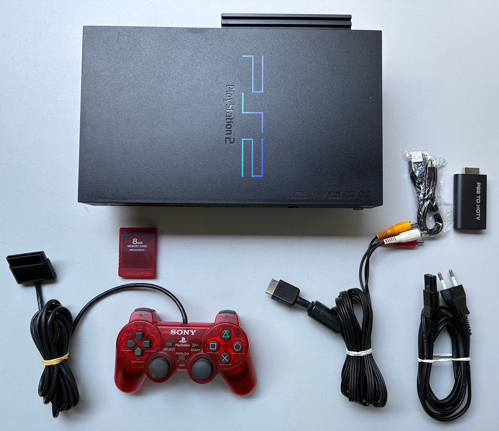 Playstation 2 phat met 320GB hdd en opl, Games en Spelcomputers, Verzenden, Zo goed als nieuw