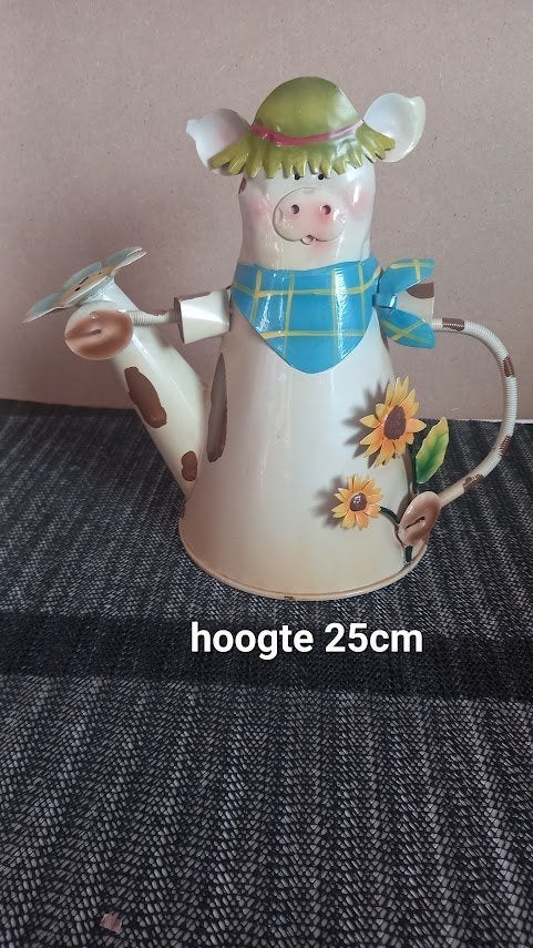 ijzeren beeldjes, potjes en tuindecoratie enz.., Enlèvement