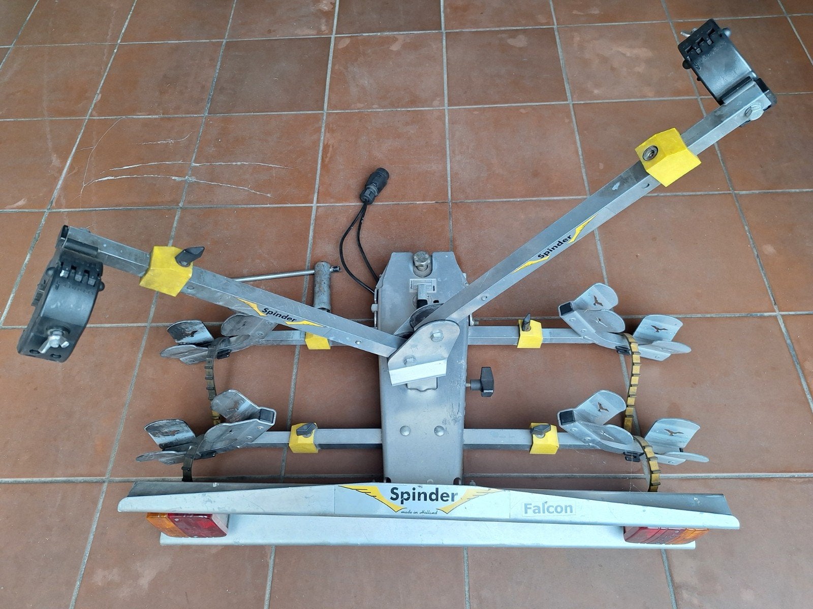 KANTELBARE FIETSENDRAGER SPINDER, Enlèvement, 2 vélos, Utilisé, Support d'attelage