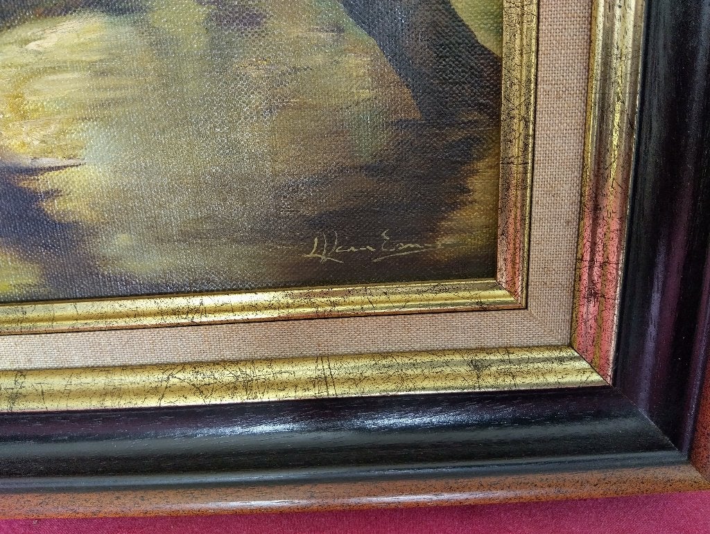 Schilderij, Antiek en Kunst, Ophalen, Vintage, Gesigneerd, Landschap