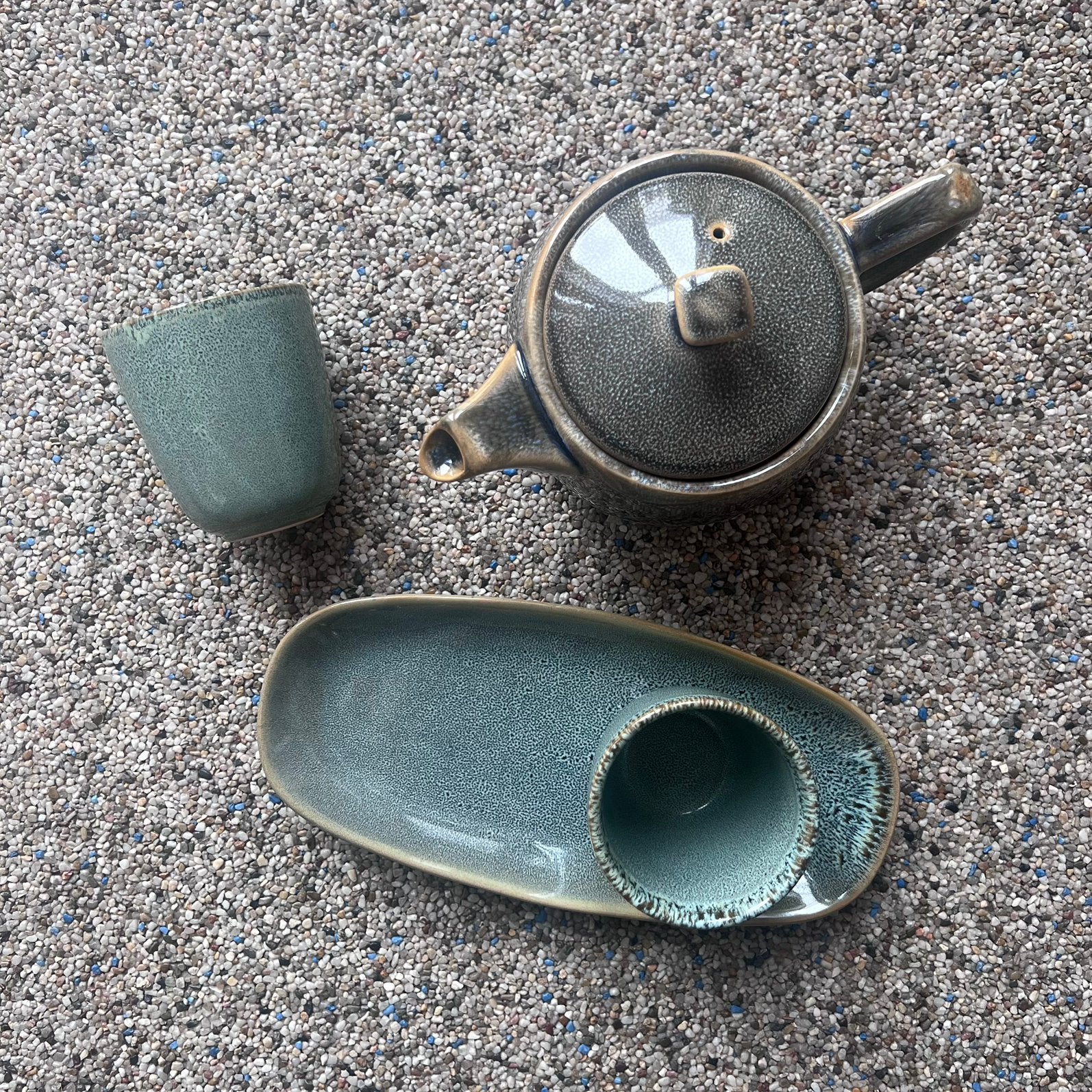 Thee Set Dille & Kamille, Ophalen, Zo goed als nieuw, Theepot