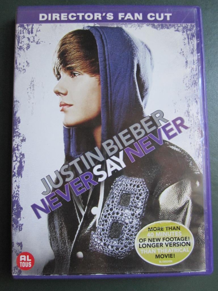 Justin Bieber - Ne dites jamais, CD & DVD, DVD | Musique & Concerts, Comme neuf, Documentaire, Tous les âges, Enlèvement ou Envoi