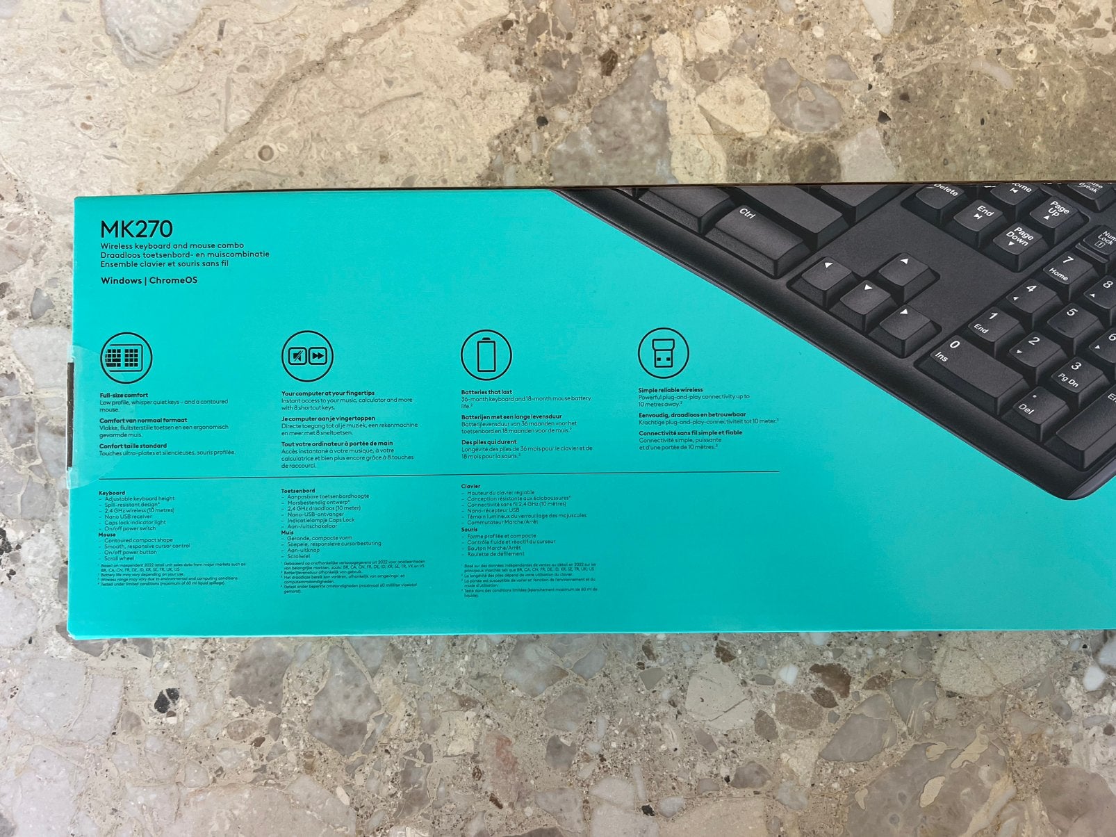 Logitech keyboard en muis NIEUW, Ophalen of Verzenden, Nieuw, Draadloos