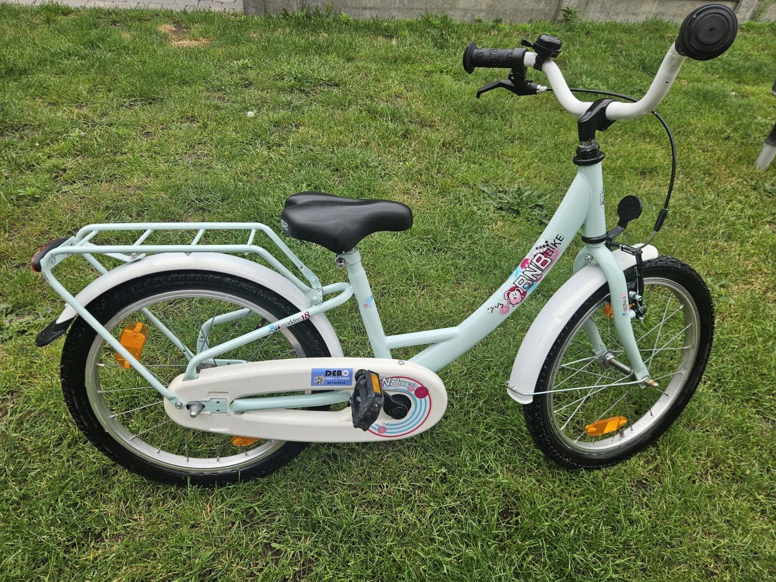 Meisjes fiets in goede staat. 18" muntgroen., Fietsen en Brommers, Fietsen | Meisjes, Ophalen