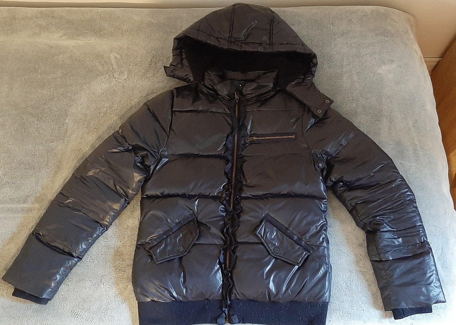 Doudoune "Naf Naf", Enlèvement ou Envoi, Taille 36 (S), Porté, Bleu
