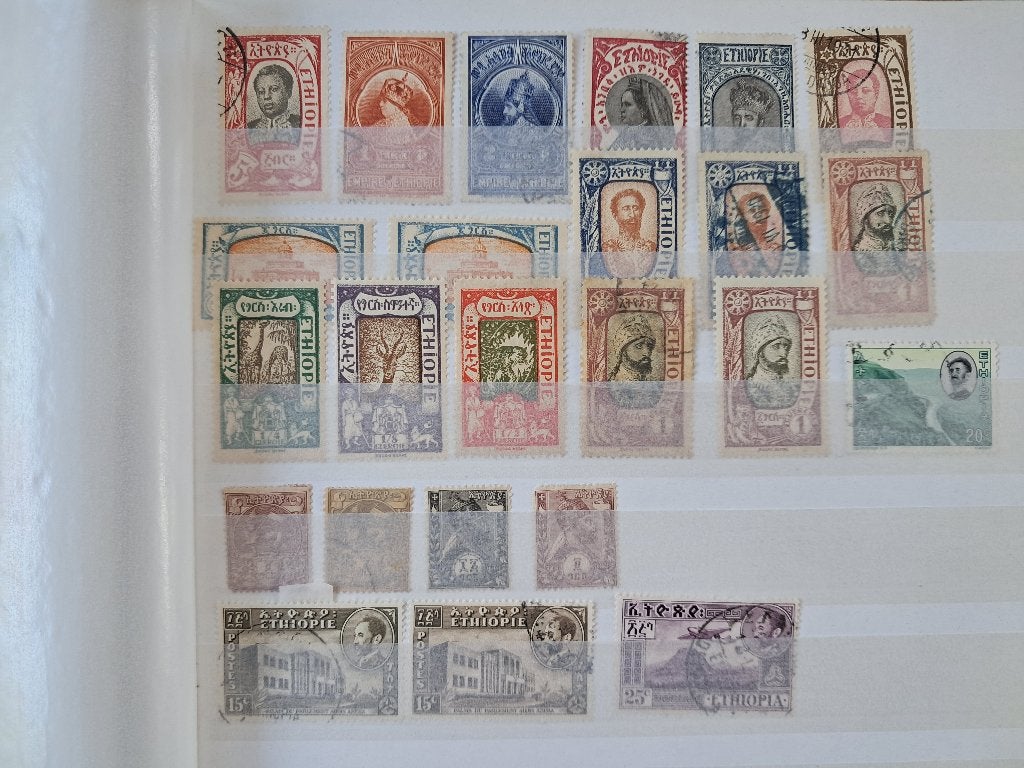 lotje postzegels Ethiopië, ruilen, Enlèvement ou Envoi