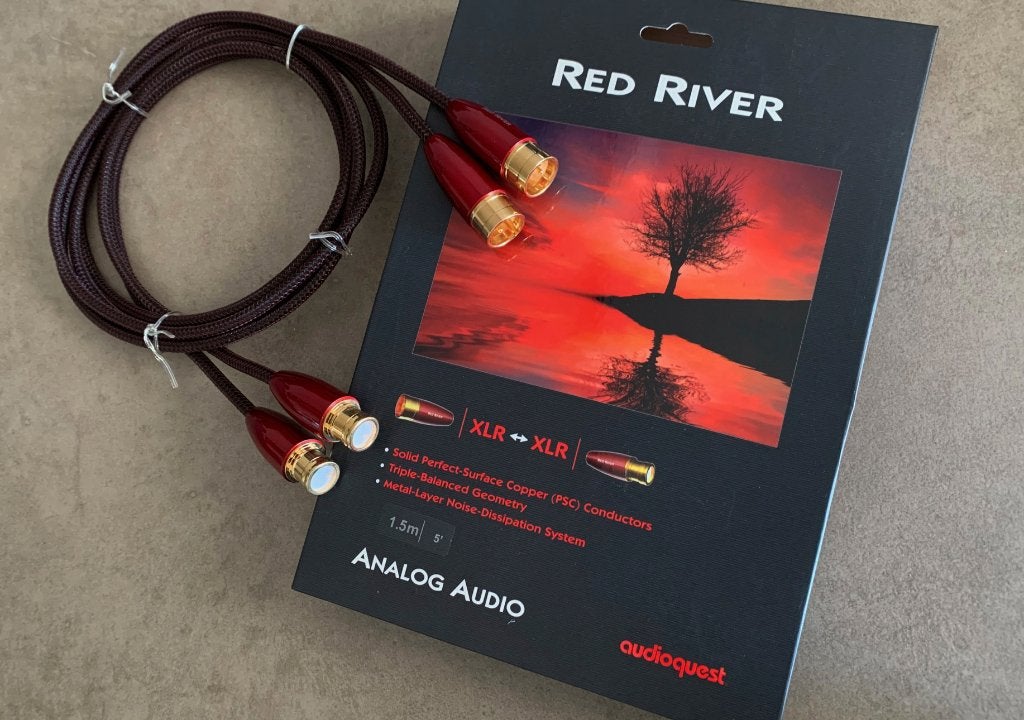 Câbles AUDIOQUEST RED RIVER XLR (2x1,5m), Audio, Tv en Foto, Audiokabels en Televisiekabels, Ophalen, Zo goed als nieuw, Minder dan 2 meter