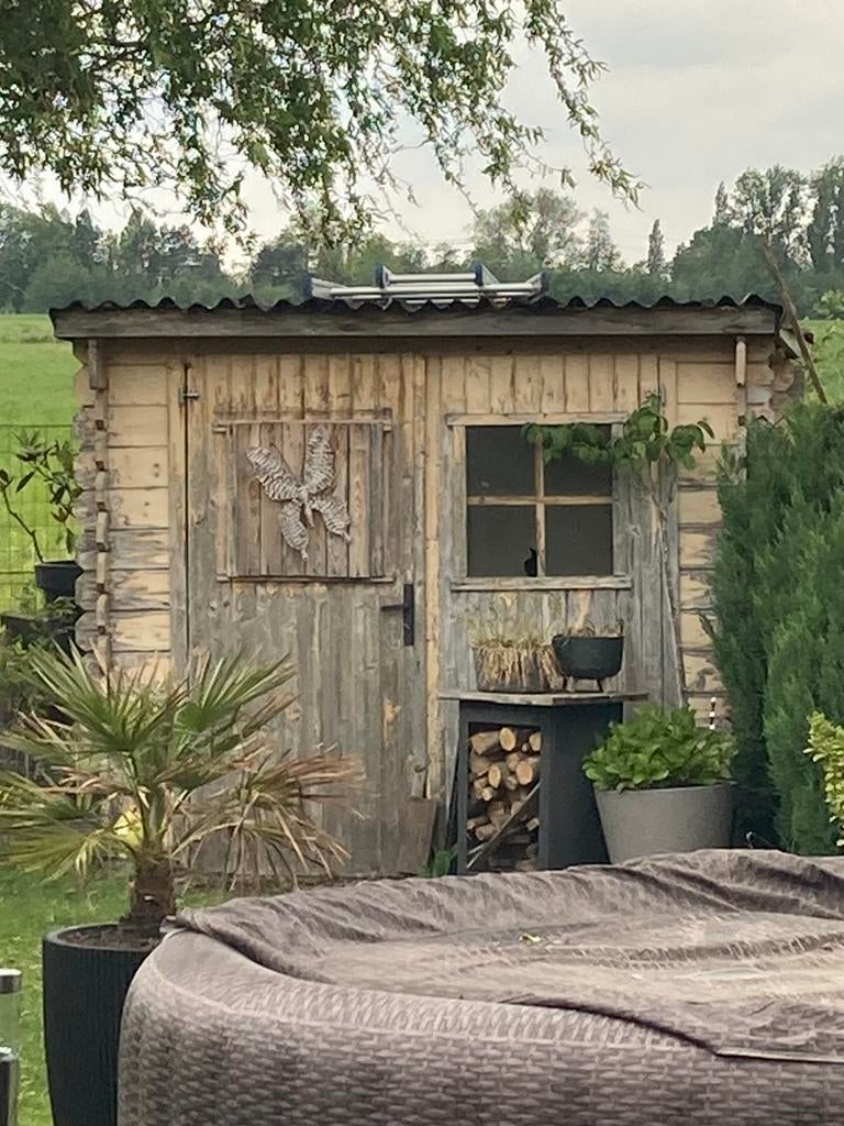 Gratis tuinhuis, Tuin en Terras, Ophalen, Tuinhuis, 2 ramen, Hout