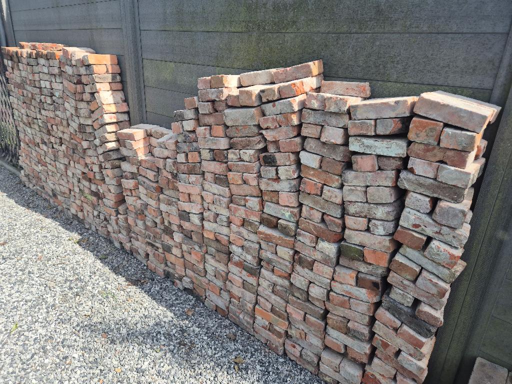 Oude gevelstenen, Doe-het-zelf en Bouw, Metselstenen, Ophalen, Gebruikt, Bakstenen