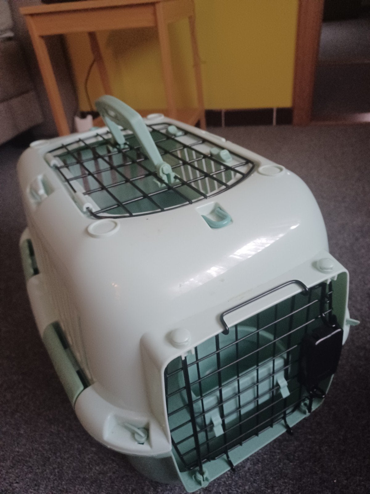 katten vervoerbak, Ophalen, Katten