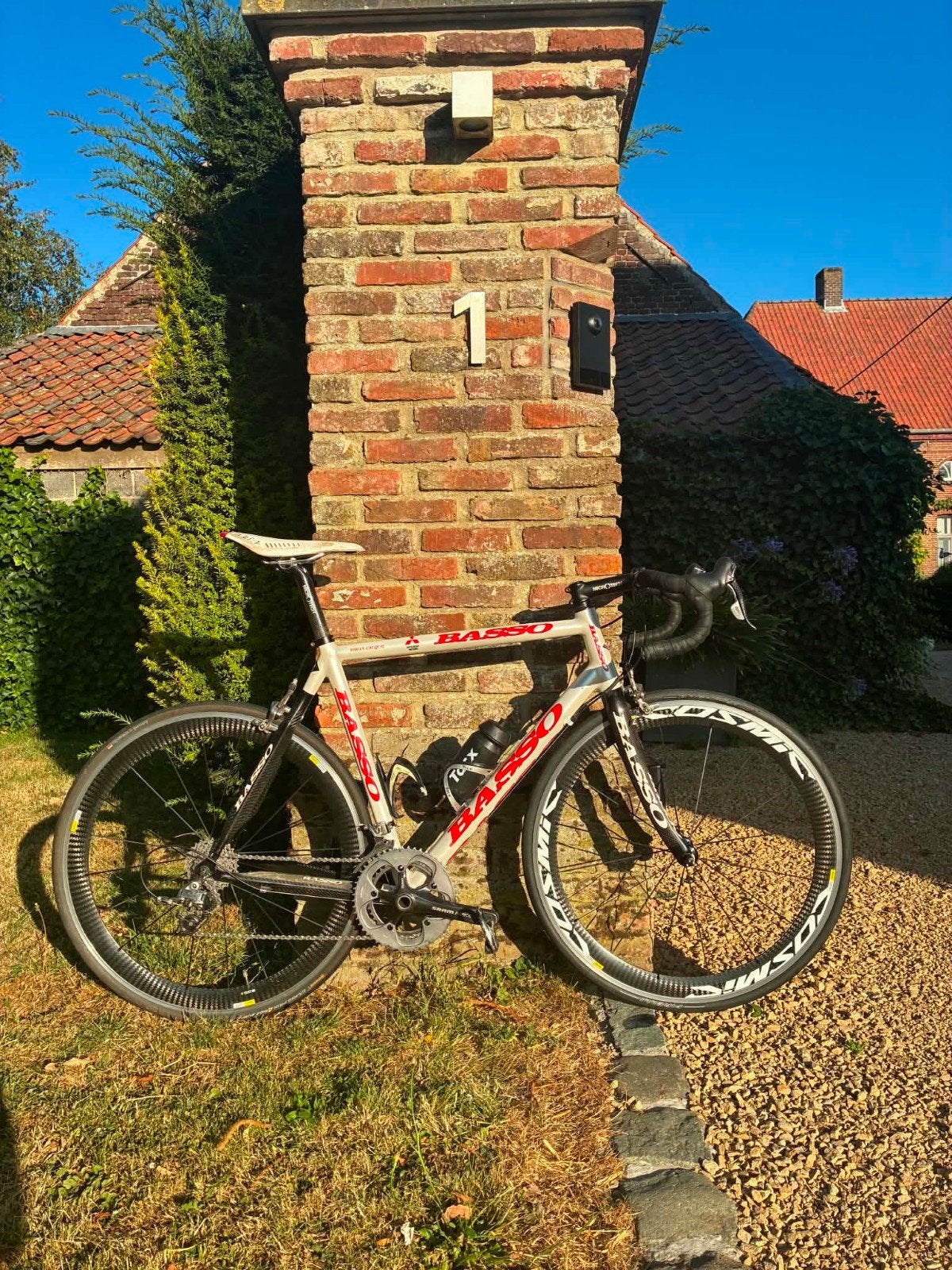 Basso racefiets (ex-prof fiets), Fietsen en Brommers, Fietsen | Racefietsen, Gebruikt, Heren, Overige merken, 10 tot 15 versnellingen
