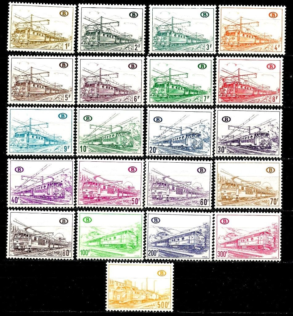 1968 Locomotieven OBP TR378/398**, Postzegels en Munten, Orginele gom, Ophalen of Verzenden, Zonder stempel, Postfris