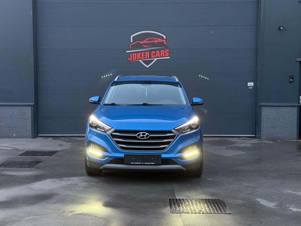 Hyundai TUCSON 1.6 T-GDi Automaat CarPlay Trekhaak ZetelVerw, Automaat, Stof, 4 cilinders, Blauw