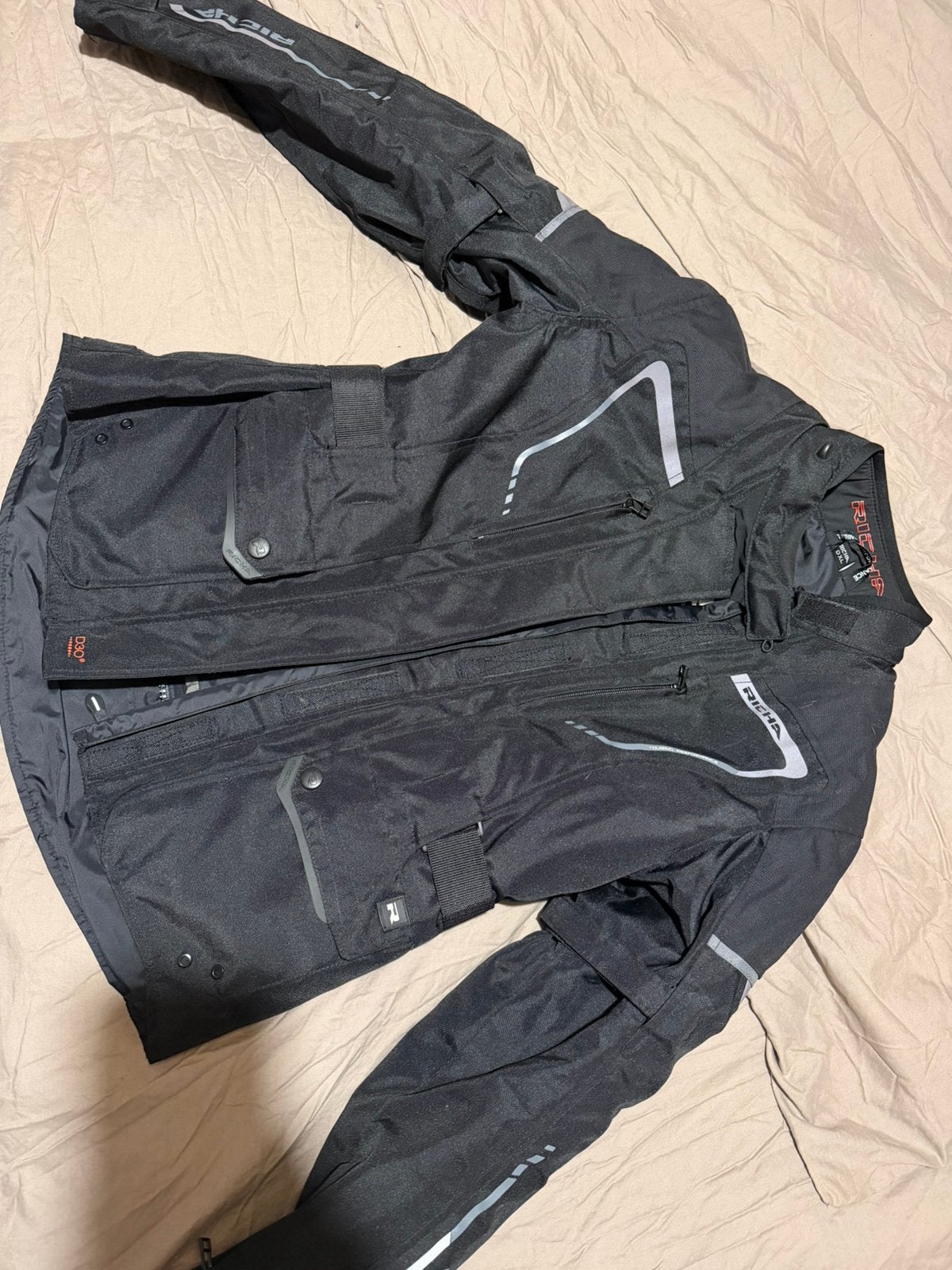 Richa motor vest, Ophalen, Zo goed als nieuw, Maat 56/58 (XL), Zwart