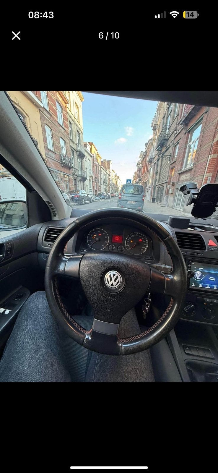 Volkswagen Golf 5 1.4 Benzine, Auto's, Blauw, Handgeschakeld, 5 deurs, Blauw