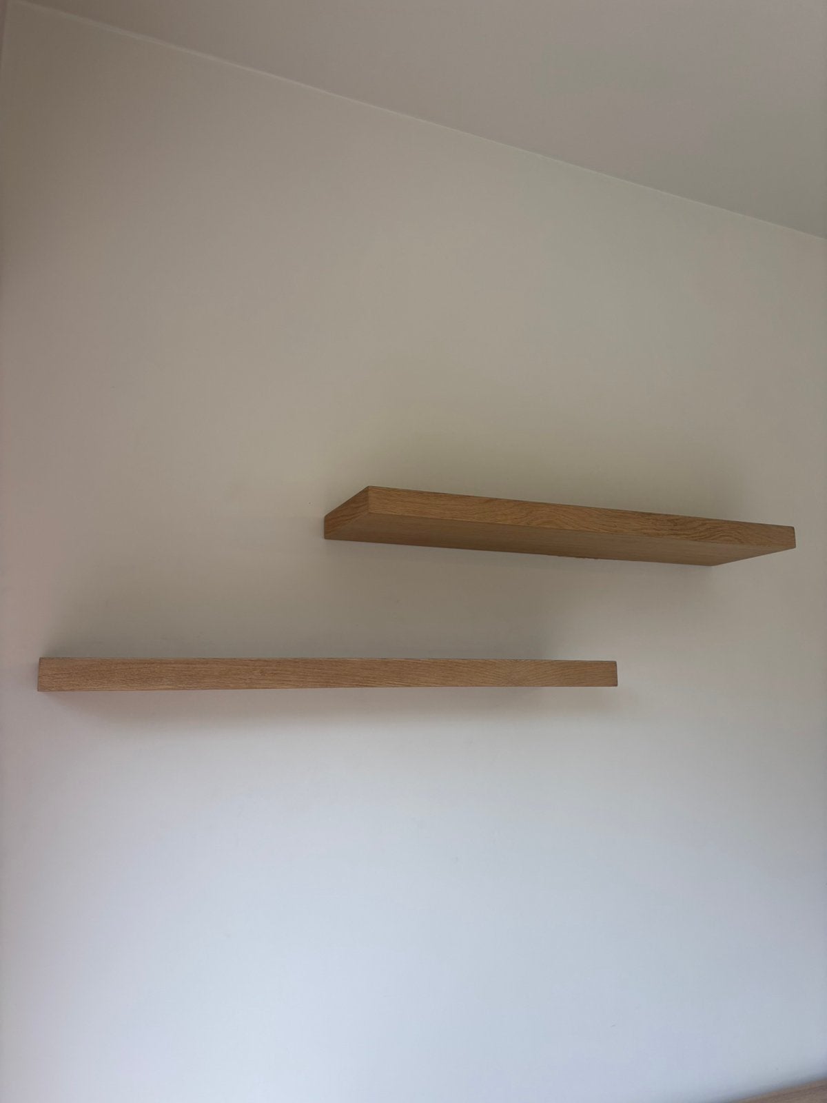 2 Eiken houten wandplanken, Ophalen, Gebruikt