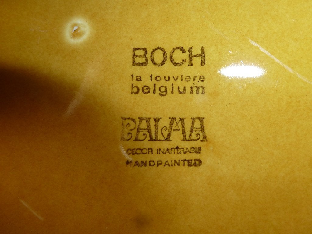 service de table  boch palma, Enlèvement