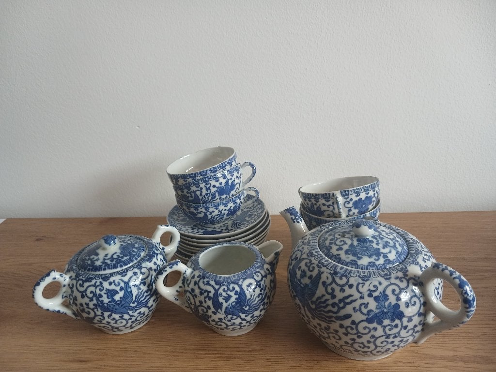Chinees blauw theeservies, Enlèvement ou Envoi