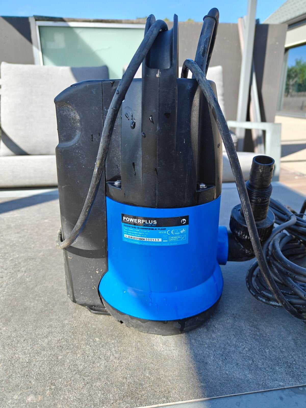 dompelpomp power plus, Ophalen, Zo goed als nieuw, Elektrisch, Dompelpomp
