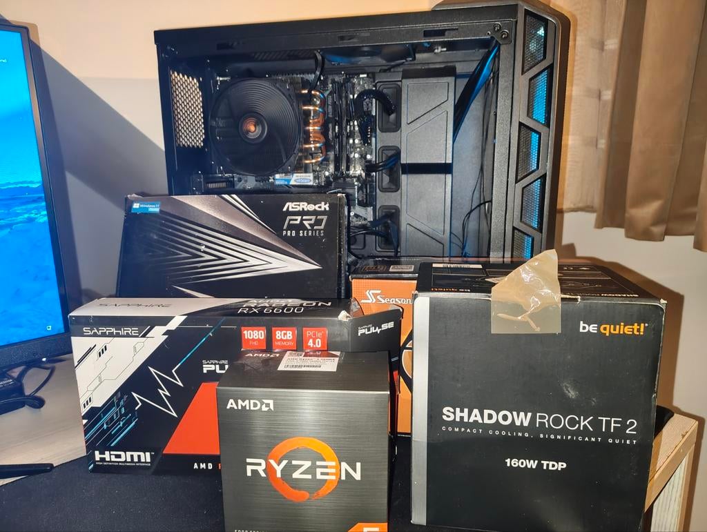 Ryzen 6600 en 5600x gaming pc, Computers en Software, Desktop Pc's, Ophalen