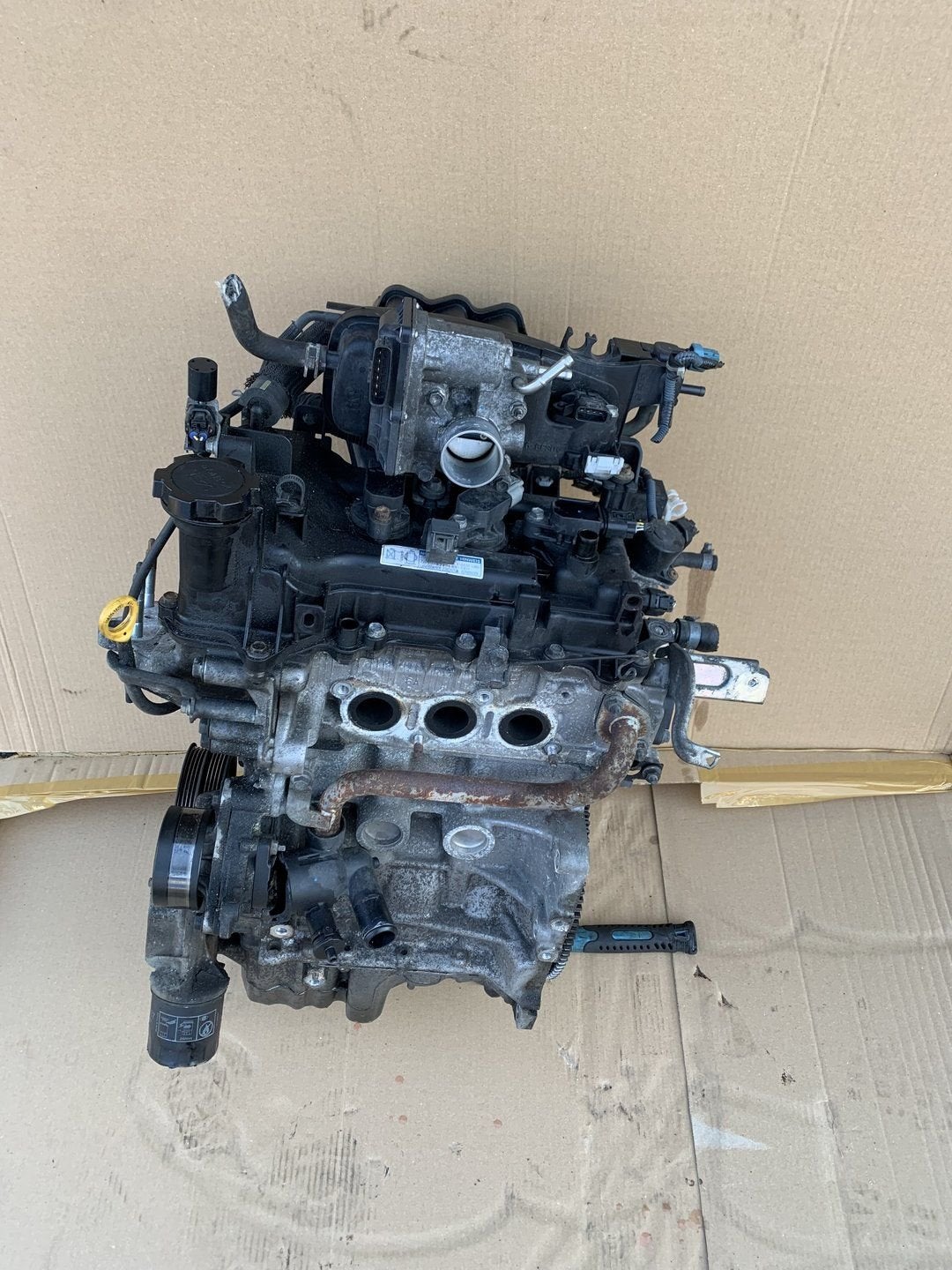 motor toyota IQ 1.0 KRFE motorblok 2008 tot 2015, Gebruikt, -, -, Ophalen of Verzenden