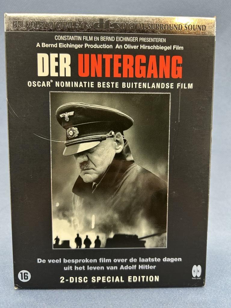 Dvd box (2Dvd):  Der Untergang in Nieuwstaat, Ophalen of Verzenden, Zo goed als nieuw, Oorlog, Boxset