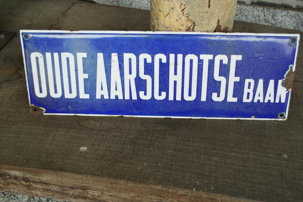 emaille reclamebord, Ophalen, Gebruikt, Reclamebord