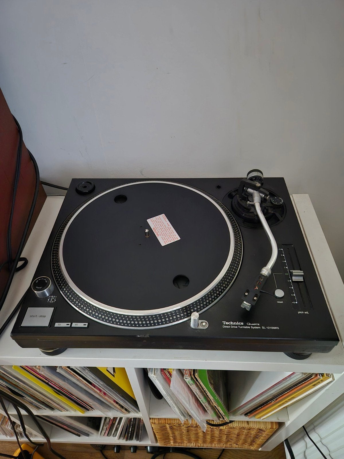 Technics SL1210MK5, TV, Hi-fi & Vidéo, Tourne-disques, Réglage pitch, Tourne-disque, Enlèvement ou Envoi, Utilisé