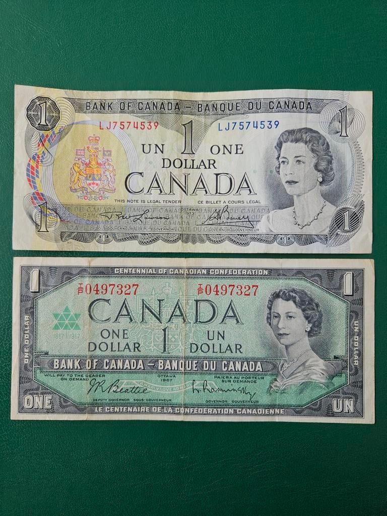 2x 1 dollar Canada set, Ophalen of Verzenden, Noord-Amerika, Setje