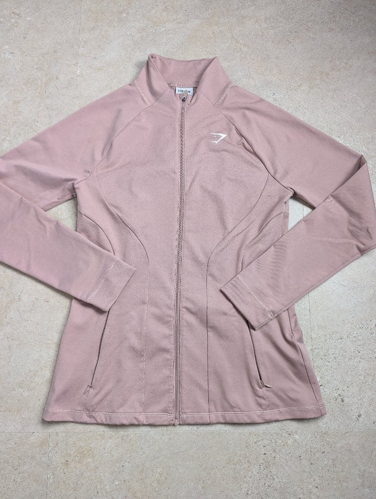 Roze Gymshark-jack, Kleding | Dames, Sportkleding, Maat 38/40 (M), Verzenden, Roze, Gymshark