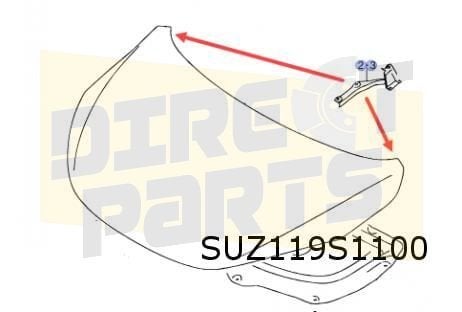 Suzuki Celerio motorkap (te spuiten) Origineel! 5730084M00, Neuf, -, -, -