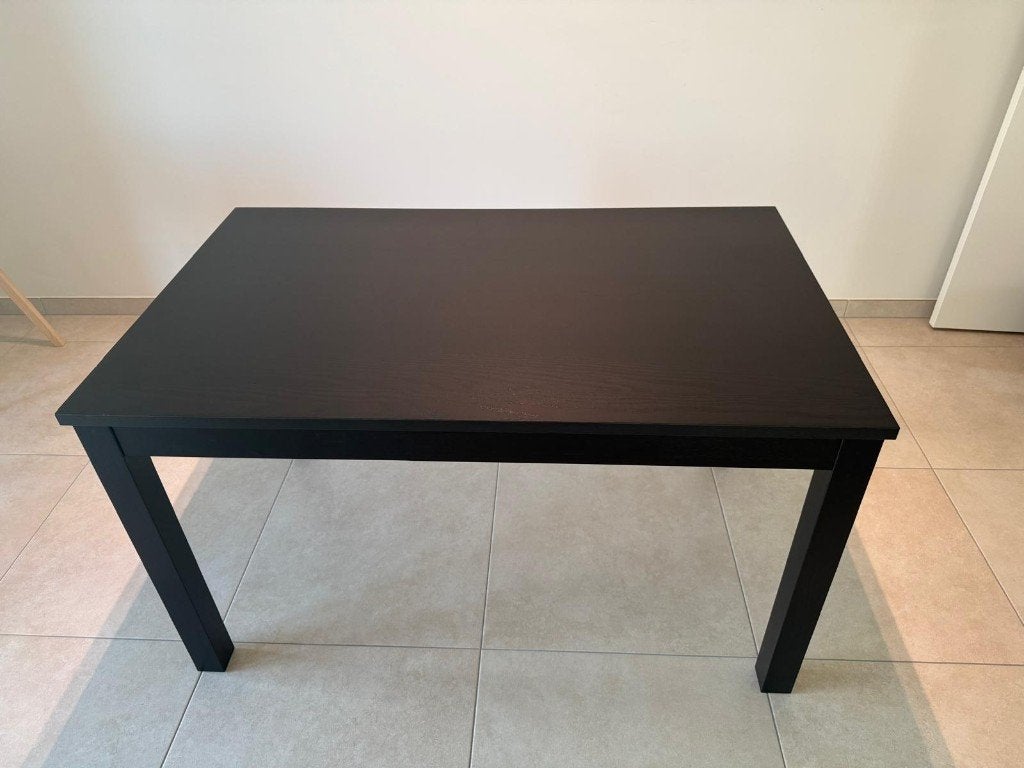 zwarte tafel, Ophalen, Zo goed als nieuw, Modern, Vier personen