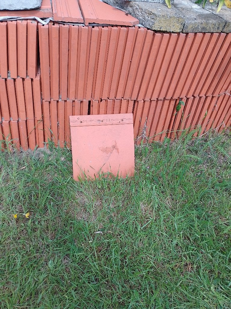 tegelpannen pottelberg, Ophalen, Zo goed als nieuw, Rood, Steen of Klei