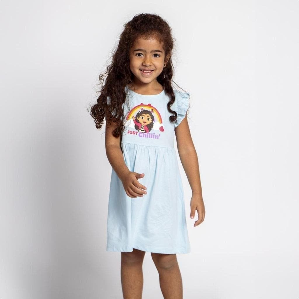Gabby's Poppenhuis Zomerjurk Mt 92 - 98 - 104 - 110 - Katoen, Kinderen en Baby's, Kinderkleding | Maat 110, Meisje, Nieuw, Jurk of Rok