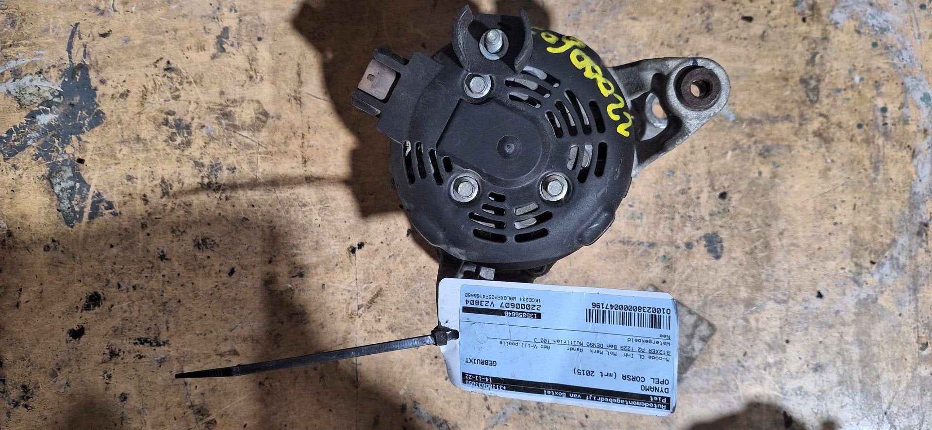 Originele Dynamo Opel Corsa E Adam 1.2 1.4 Benzine 13585648, -, Opel, Utilisé, -