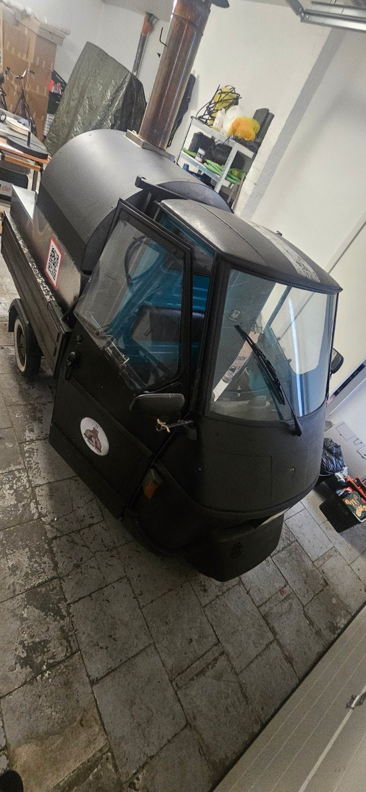 Piaggio Ape TL6T Foodtruck Pizza  met alle spullen, Autres modèles, 49 cm³, Enlèvement, Utilisé