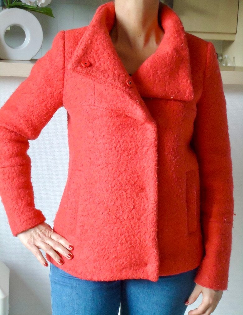 Veste rouge, Vêtements | Femmes, Vestes | Hiver, Enlèvement ou Envoi, Porté, Taille 36 (S)