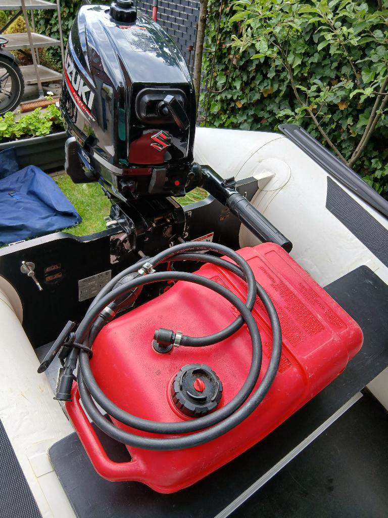 Rubberboot, Watersport en Boten, Ophalen, Peddels, Gebruikt, Hout