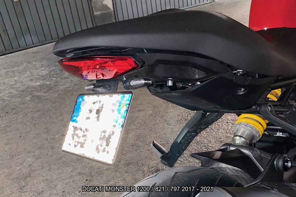 Kentekenplaathouder DUCATI MONSTER 1200 821 797 2017 - 2021, Motoren, Ophalen of Verzenden, Nieuw