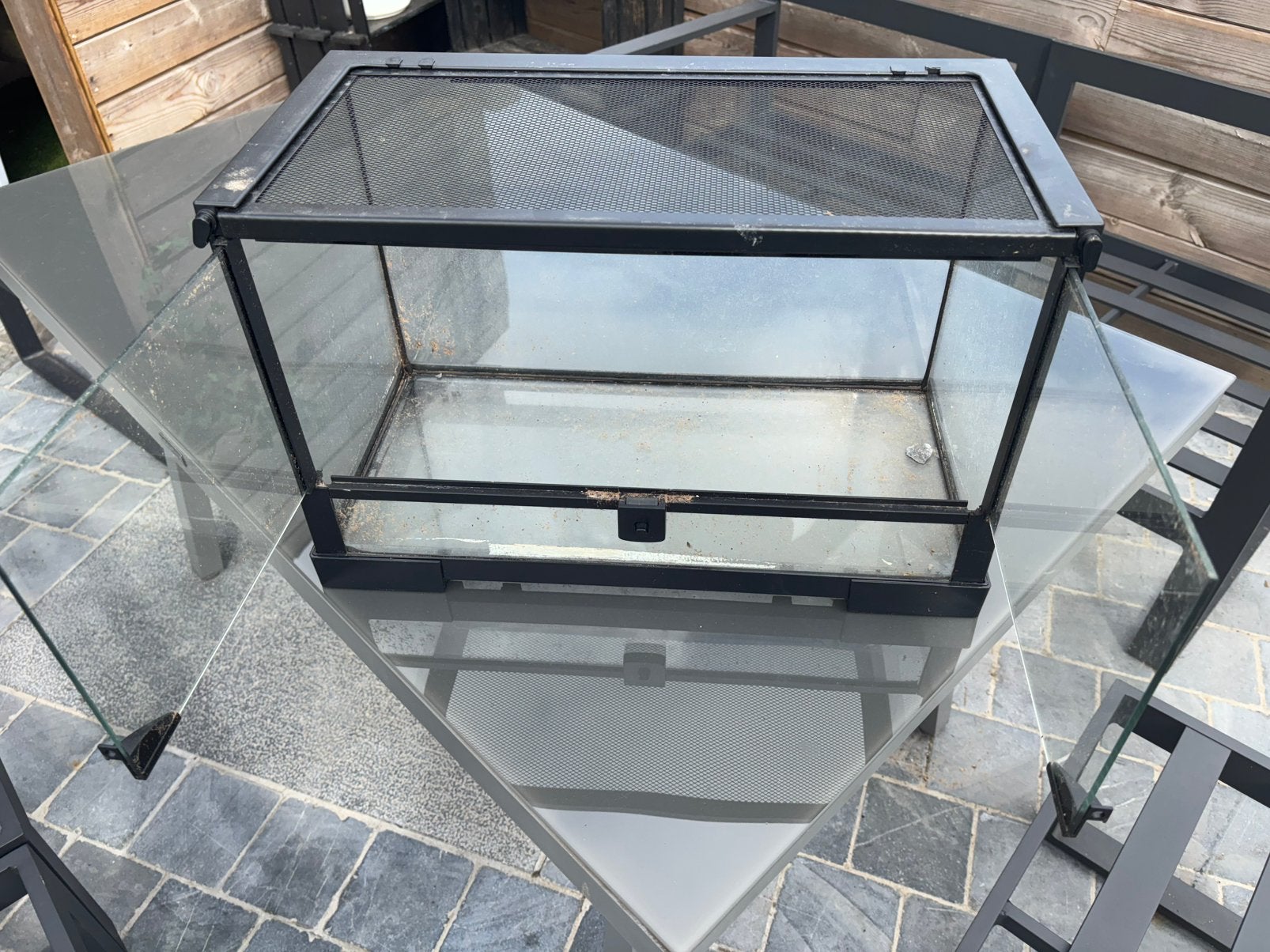 Terrarium (33 hoog - 51 breed - 26 diep), Enlèvement, Comme neuf
