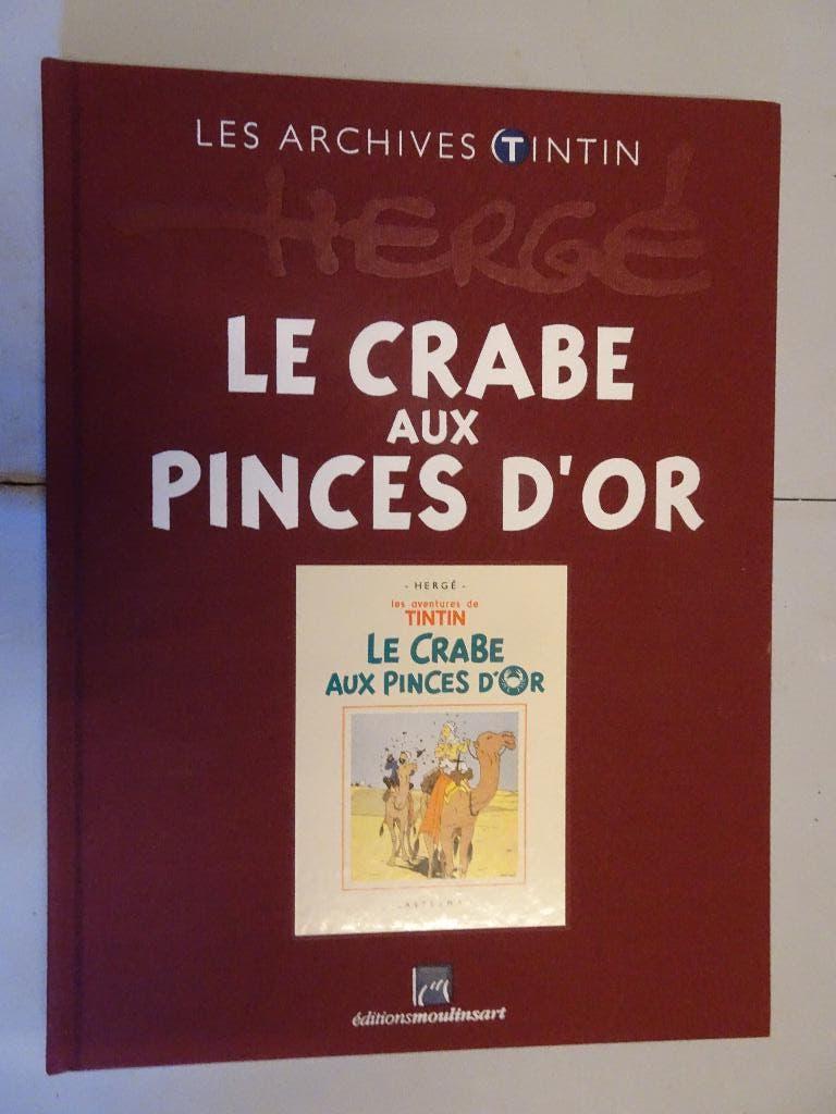 Archives Tintin en Noir & Blanc - Le crabe aux pinces d'or, Collections, Enlèvement ou Envoi, Tintin, Comme neuf