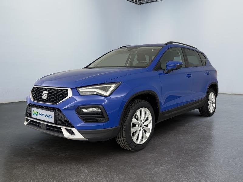 Seat Ateca Style*GPS*Toit pano*Carplay*Caméra*Capteurs Av*A, 121 g/km, USB, Euro 6, Blauw