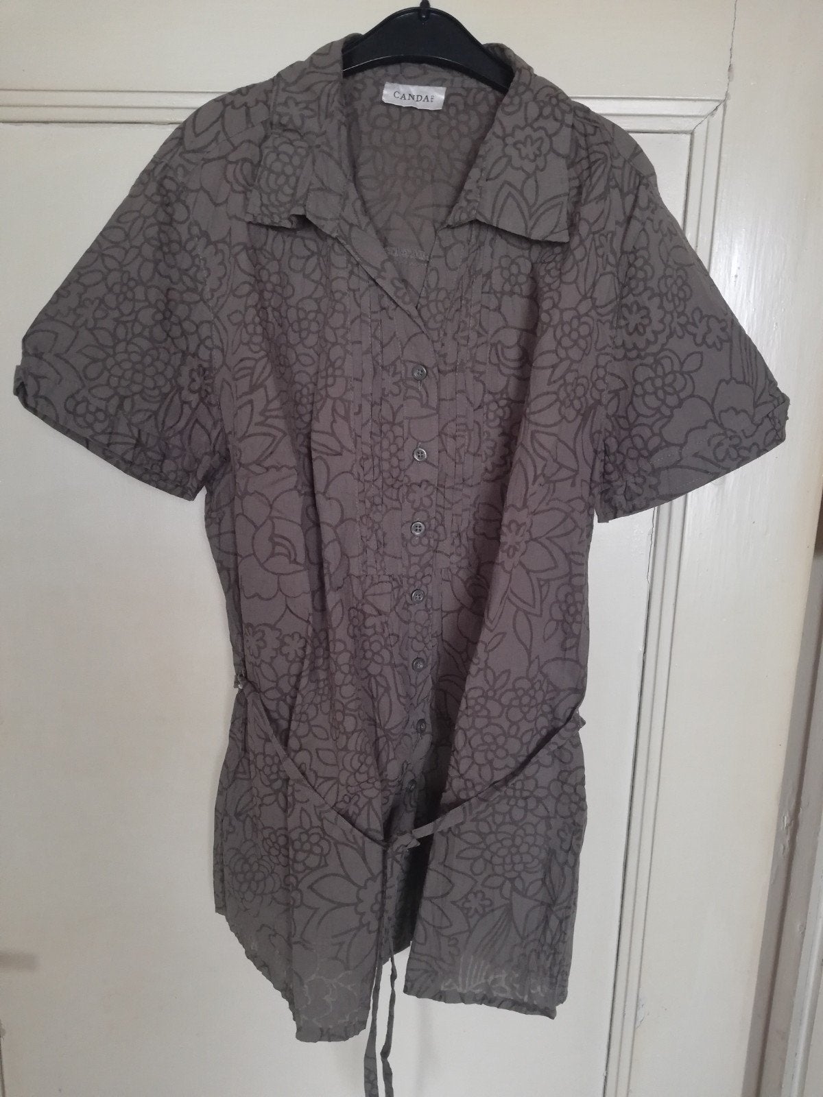 Chemise C&A courte manche vert T38, Taille 38/40 (M), Enlèvement ou Envoi, Comme neuf, Vert