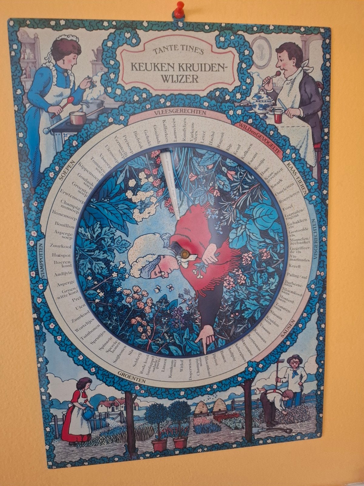 Vintage kruidenwijzer blik te koop, Livres, Ésotérisme & Spiritualité, Enlèvement ou Envoi