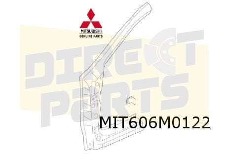 Mitsubishi Space Star (2/20-) A-stijl Rechts Origineel! 5311, -, -, Mitsubishi, -