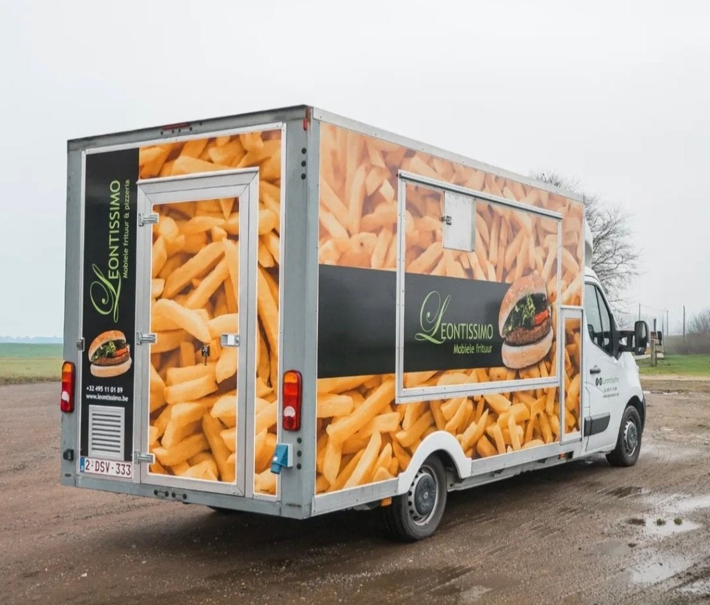 Mobiele frituur voor al uw feesten, Ophalen