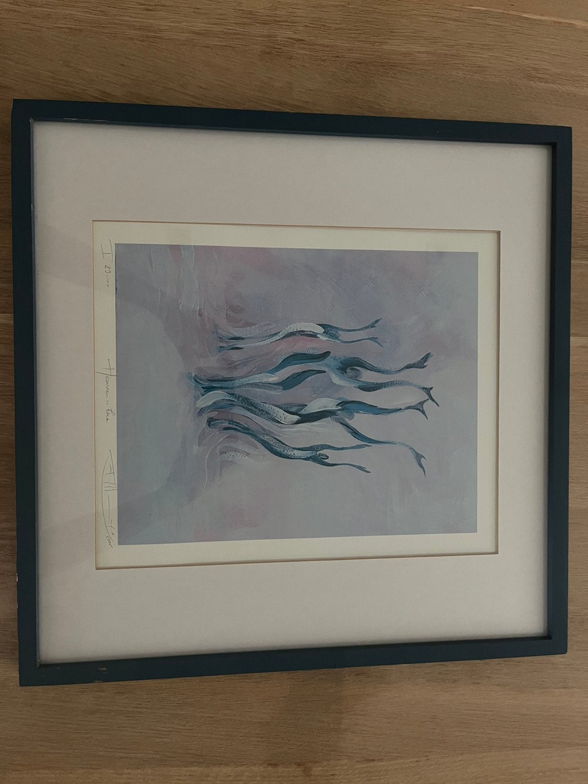 gesigneerde en genummerde François Blommaerts., Enlèvement ou Envoi, Lithographie